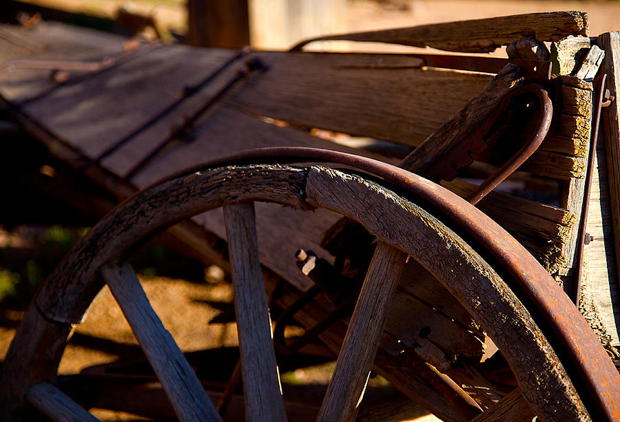 Wagon Photograph - Wagon Dreams by Jephyr Art