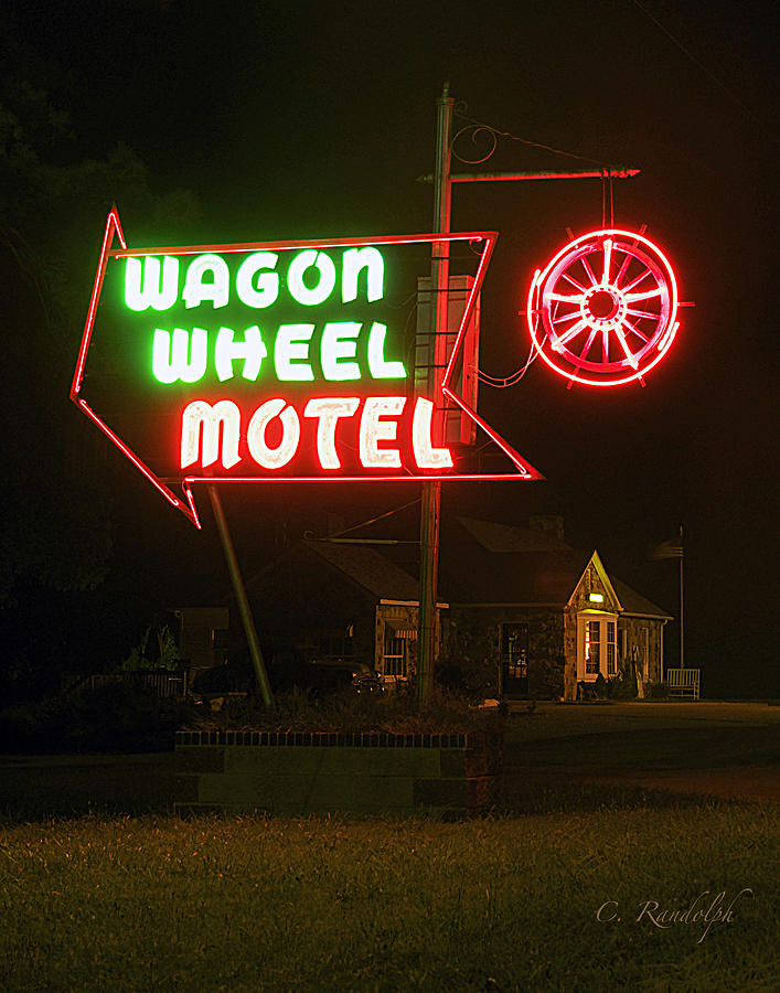 Wagon Wheel Motel Photograph by Cheri Randolph