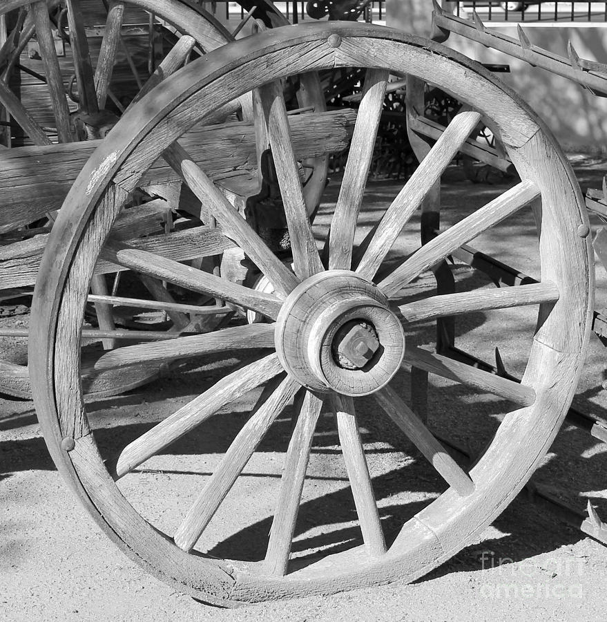 Wagon Wheel Photograph by Pamela Walrath