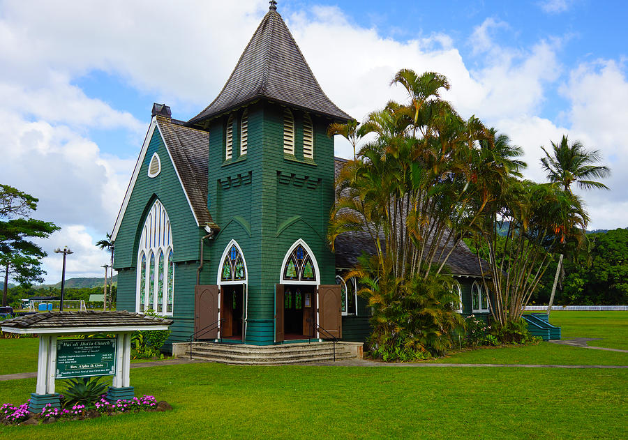 Wai'oli Hui'ia Church Hanalei Kauai Photograph by Kevin Smith - Fine ...