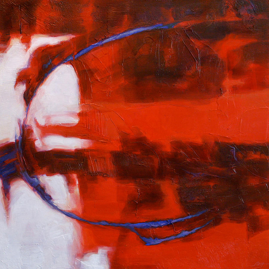 Abstract Expressionism Painting - Waiting For an Echo by Shawn Shea
