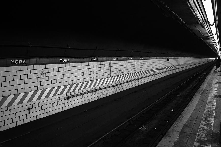 New York City Photograph - Waiting for the Train - New York City by Vivienne Gucwa