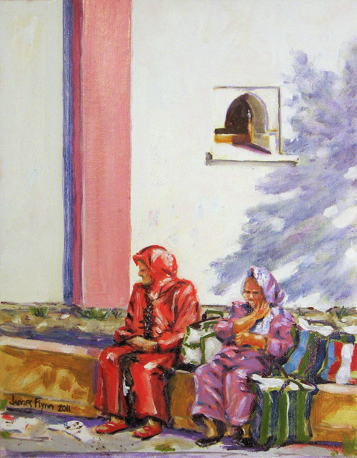 Waiting Painting by James Flynn