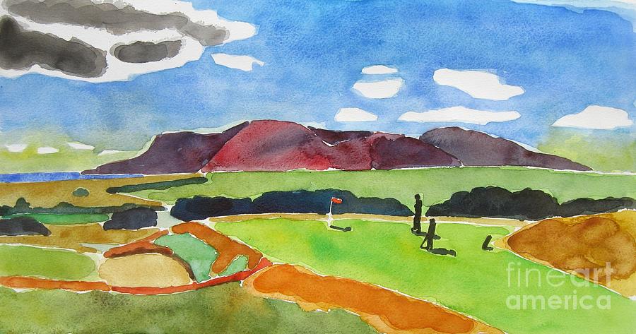 Mountain Painting - Wales Maesdu Llandudno by Lesley Giles