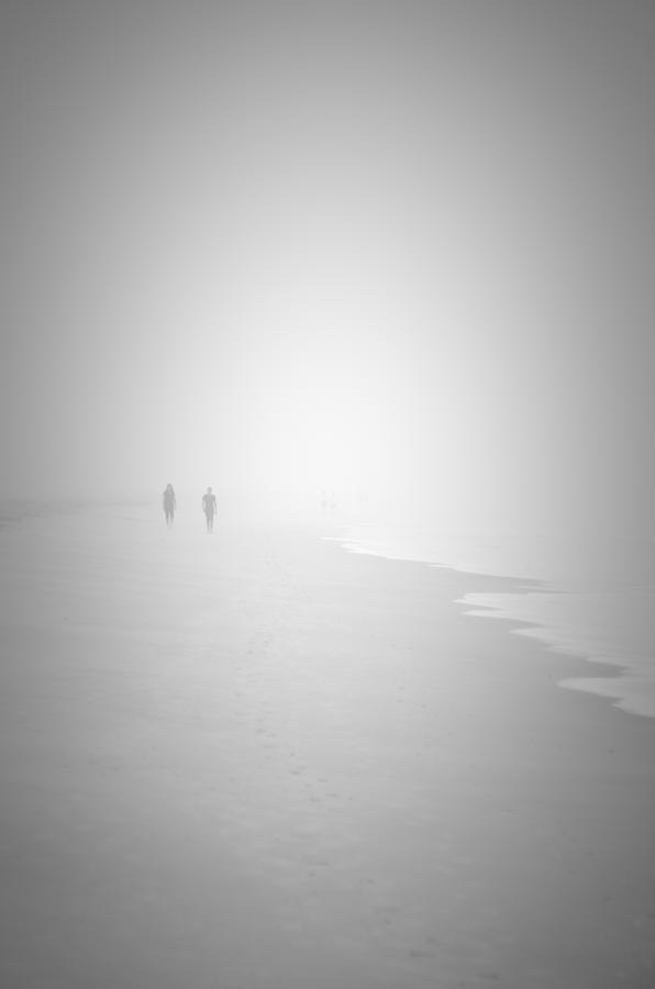 Walk In The Fog Photograph by Bill Martin