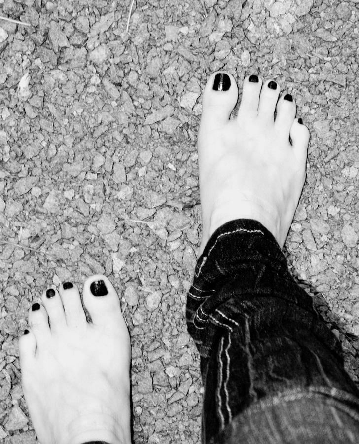 Walking Barefoot Photograph by Ester McGuire