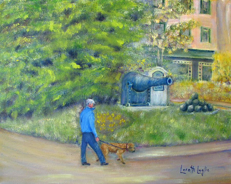 Walking New Hope Painting by Loretta Luglio