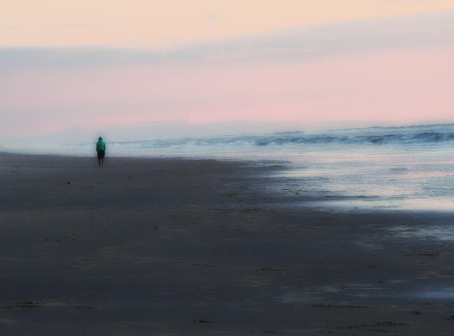 Walking on the Beach Photograph by Joe Myeress