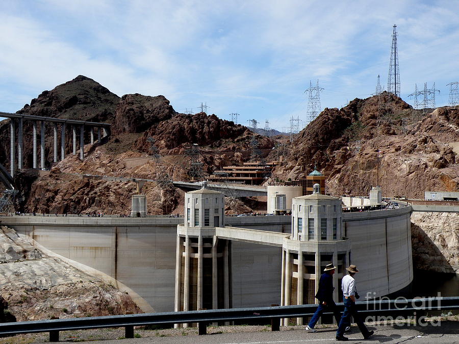Walking Over Hoover Dam Photograph by Tatyana Searcy