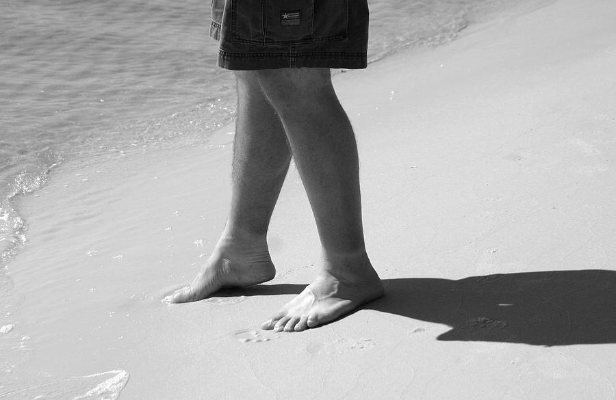 Walking  the  Beach Photograph by William Meemken