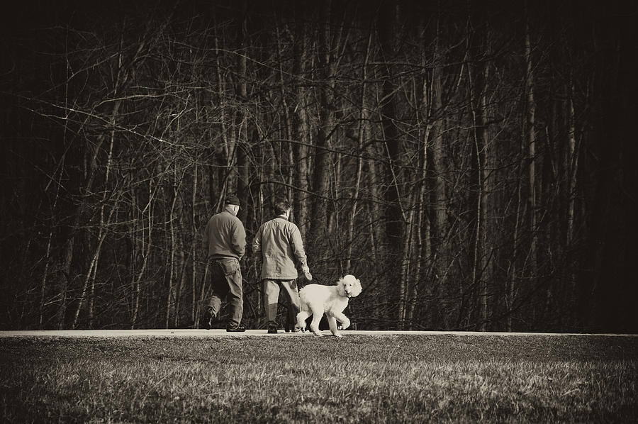 Walking The Dog Photograph by Off The Beaten Path Photography - Andrew Alexander
