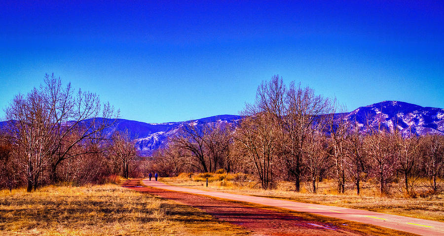 Denver Photograph - Walking the South Platte Park Trail by David Patterson