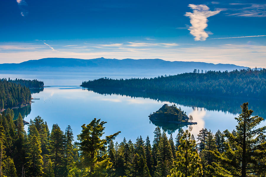 Walking The Tightrope Above Emerald Bay Photograph by Marc Crumpler