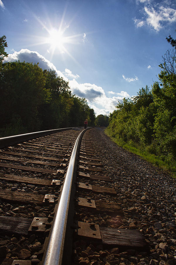 Walking the tracks Photograph by Eileen A McAllister | Fine Art America