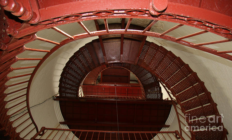 Piedras Blancas Lighthouse Staircase Photograph by Tap On Photo