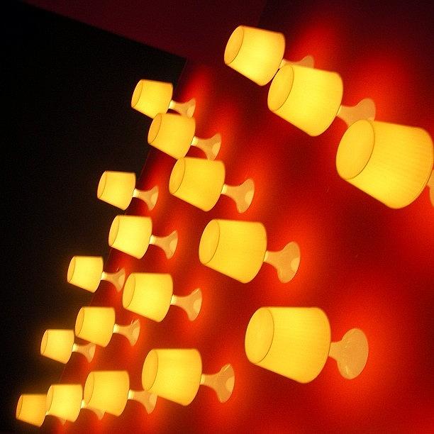 Lamp Photograph - Wall Of Light (budapest) by Rob Jewitt