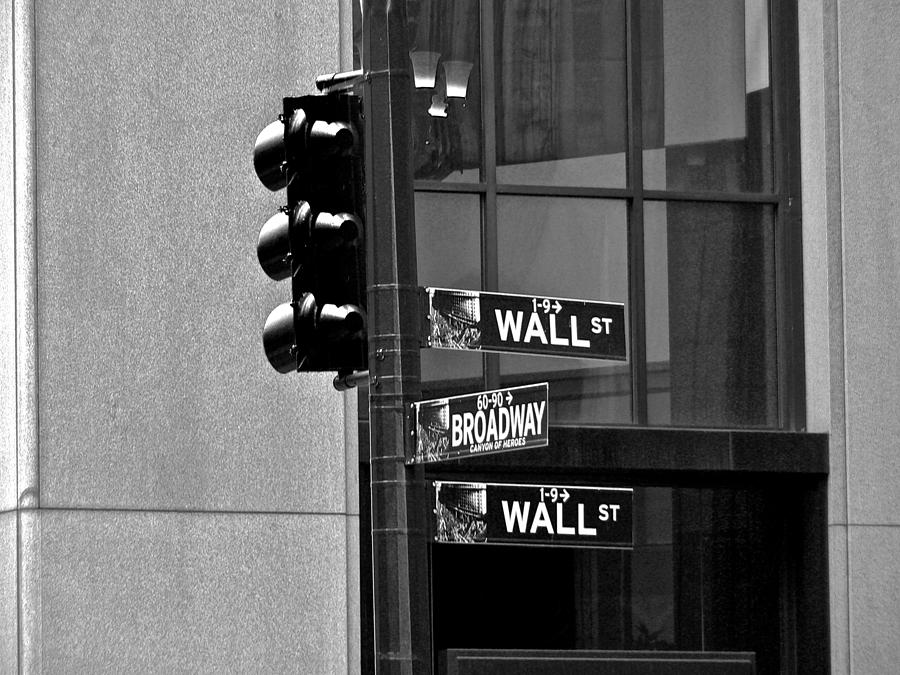 New York City Photograph - Wall Street and Broadway by Eric Tressler