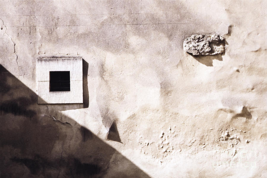 Architecture Photograph - Wall With Square Hole by Agnieszka Kubica Architecture Photograph - Wall With Square Hole by Agnieszka Kubica