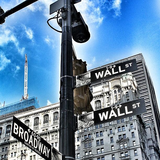 Lookup Photograph - #wallst - So Important They Named It by Rob Jewitt