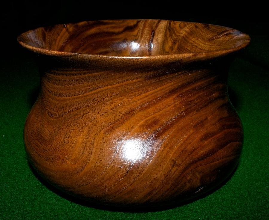 Walnut Bowl Sculpture by Bob Hasbrook