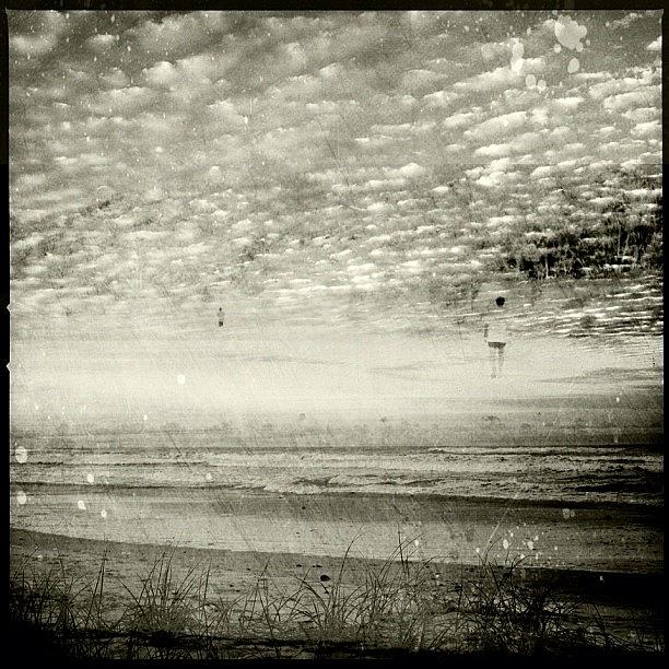 Wandering Endless/beach Mists Blending Photograph by Glenda Hubbard
