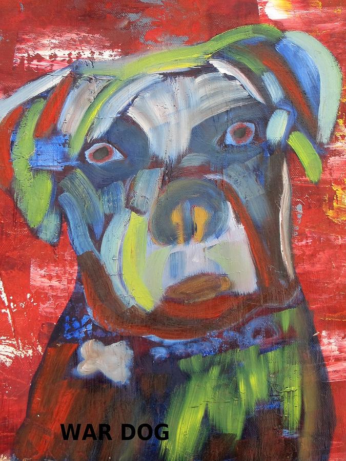 War Dog Painting