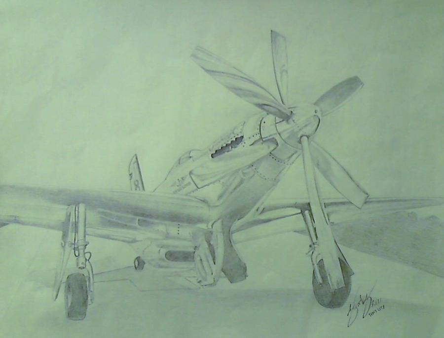 War Plane Drawing by Santos Garduno | Fine Art America