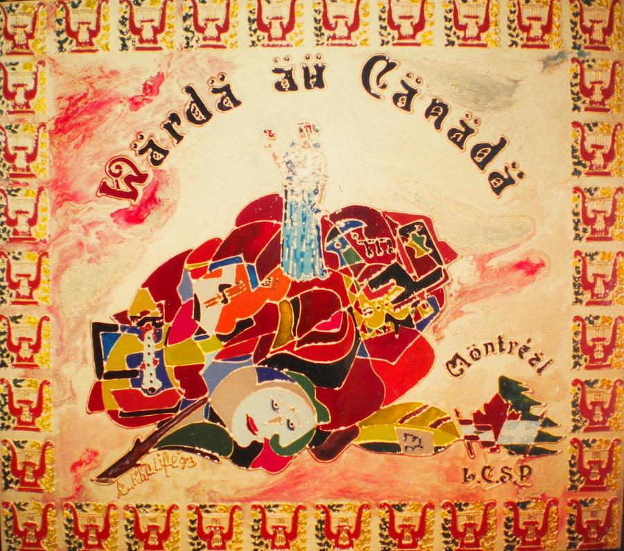 Warda au Canada Painting by Ray Khalife