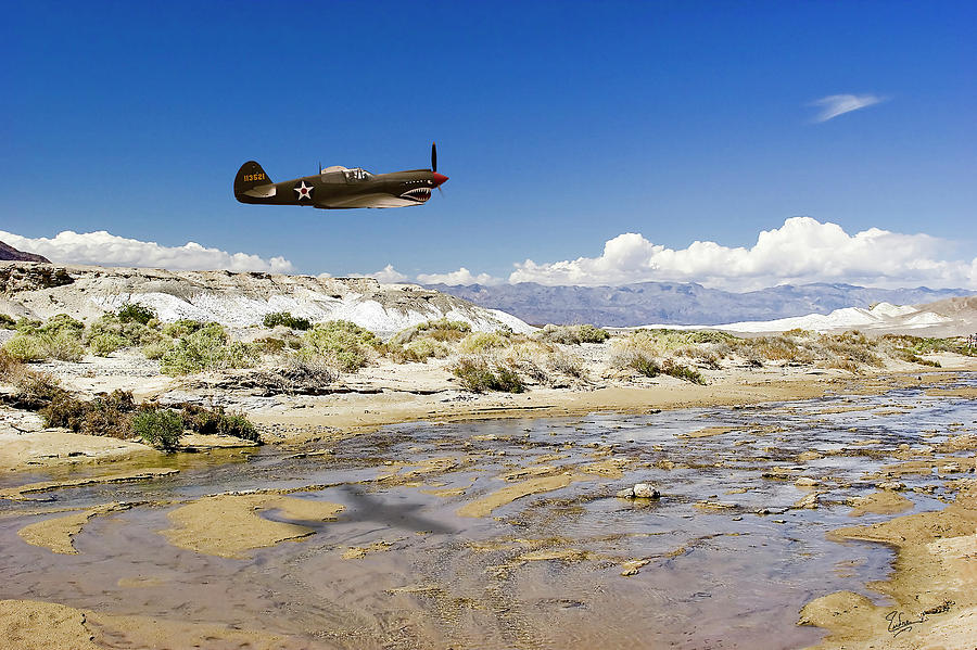 Warhawk Over Salt Creek Photograph by Endre Balogh