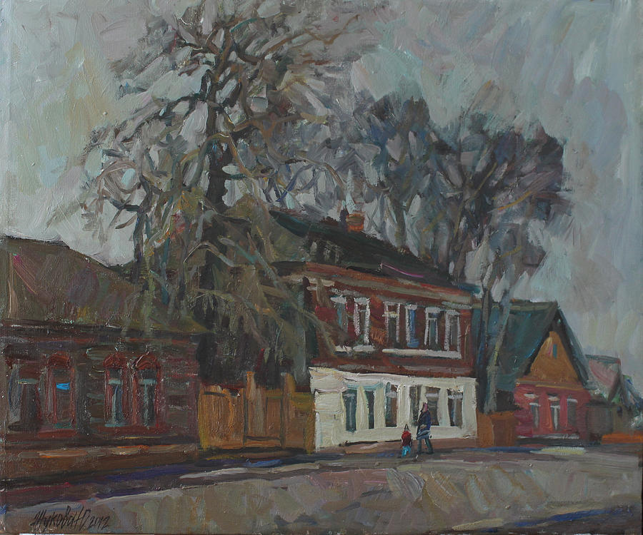 Warm April Painting by Juliya Zhukova