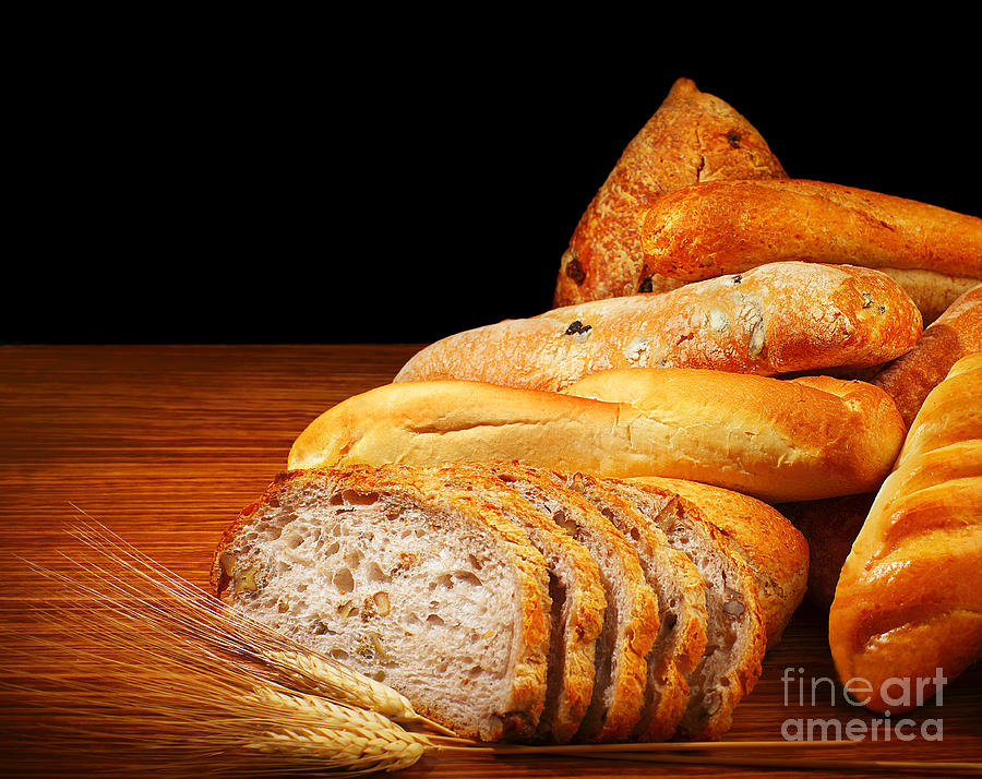 Still Life Photograph - Warm baked bread by Anna Om