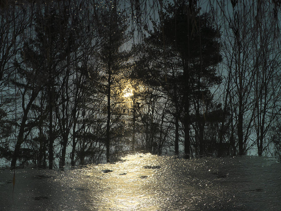 City Photograph - Warmth Above Icy Reflections by LeeAnn McLaneGoetz McLaneGoetzStudioLLCcom