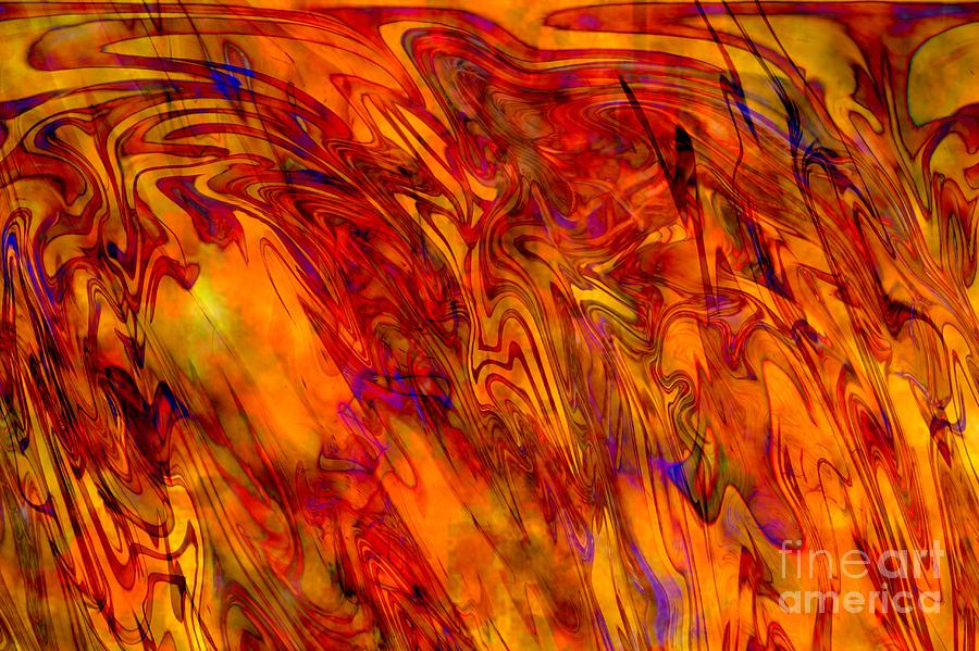 Abstract Digital Art - Warmth and Charm - Abstract Art by Carol Groenen