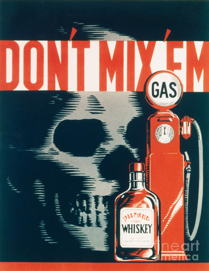 Still Life Photograph - Warning Against Drunk Driving by Photo Researchers, Inc.