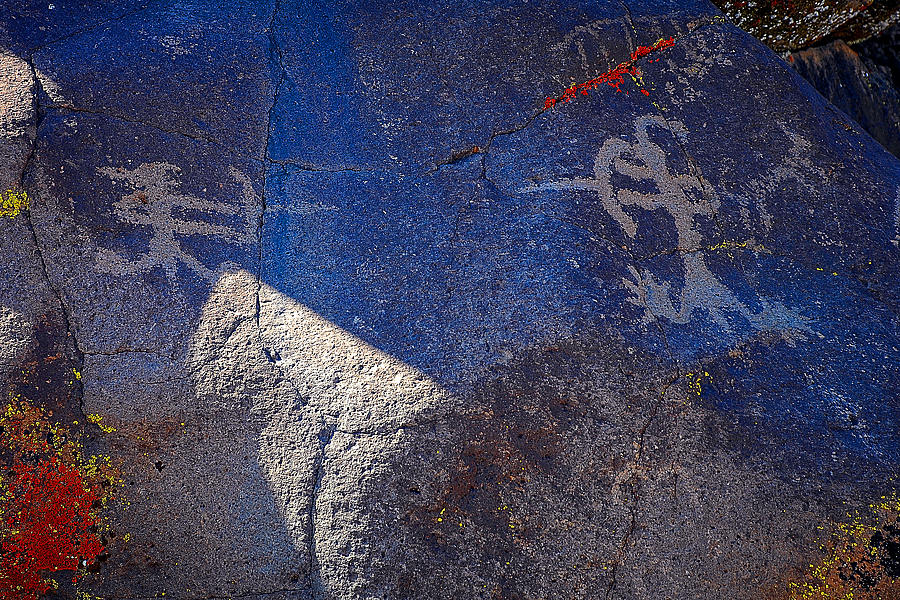 Warrior Petroglyph Photograph by John Bennett
