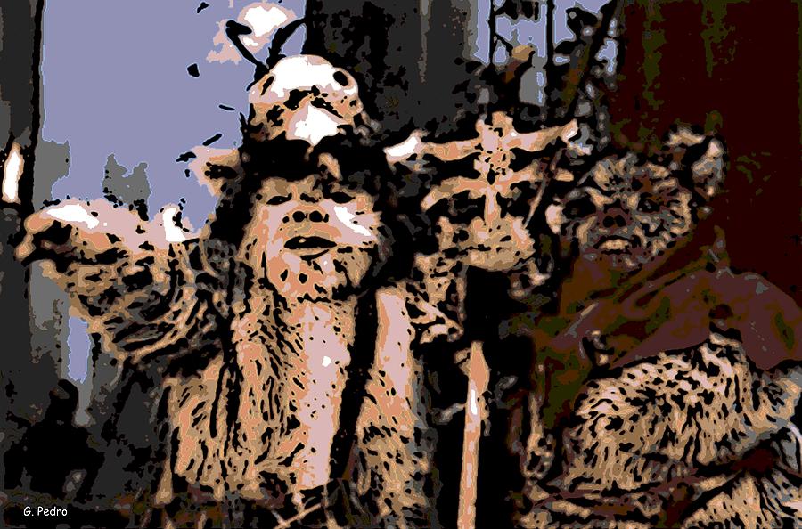 Ewok Photograph - Warriors by George Pedro Ewok Photograph - Warriors by George Pedro