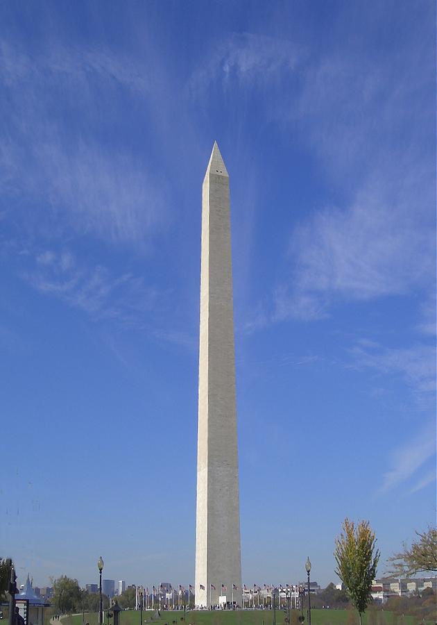 Washington Monument 1 Digital Art by Lin Grosvenor