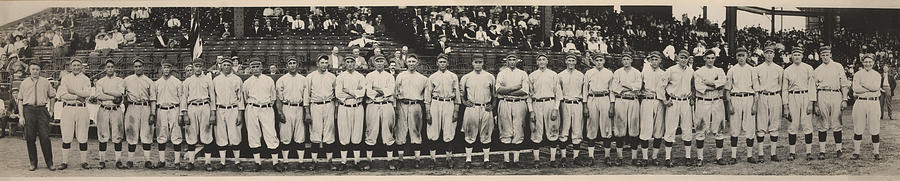 Washington Baseball Team, Schutz Group Photograph by Everett