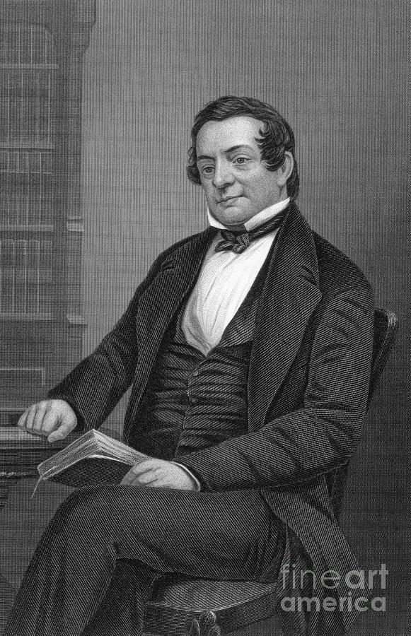 Washington Irving, American Author Photograph by Science Source