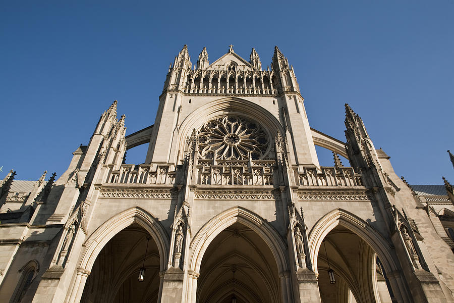 Washington National Cathedral Entrance Photograph by Richard Nowitz