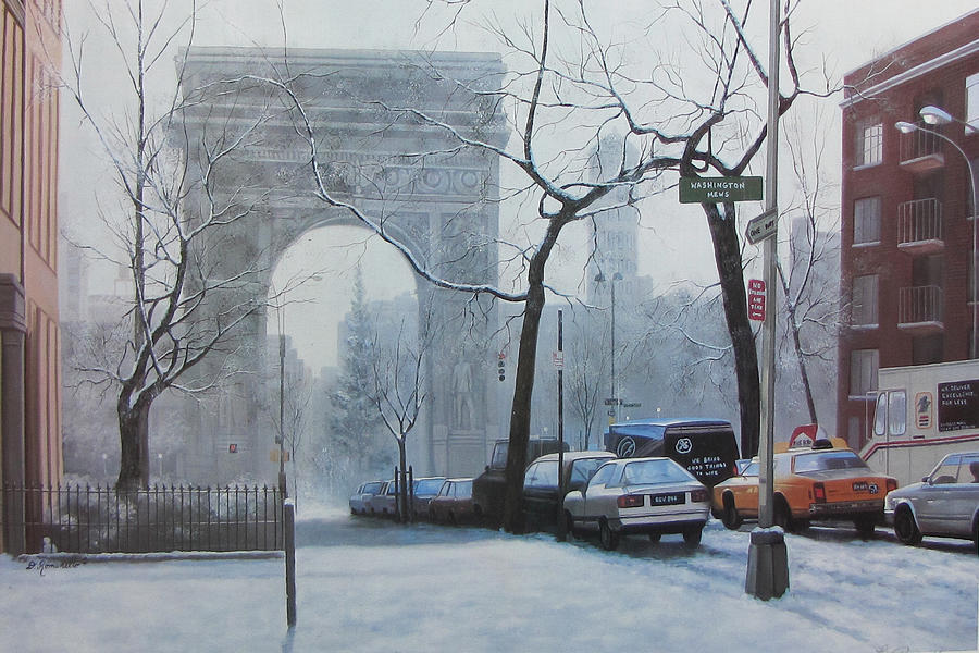New York City Painting - Washington Square by Diane Romanello
