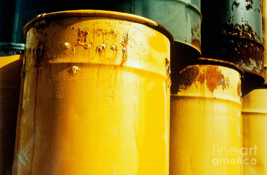 Waste Drums Photograph by Science Source