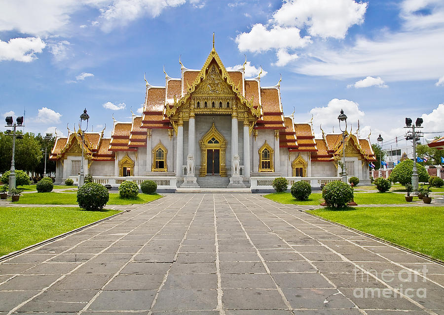Wat Benchamabophit Photograph by Chatchai Piansangsan