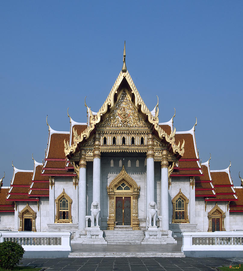 Wat Benchamabophit Ubosot DTHB1239 Photograph by Gerry Gantt