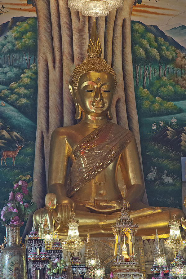Wat Kaewjamfa Ubosot Principal Buddha DTHB1072 Photograph by Gerry Gantt