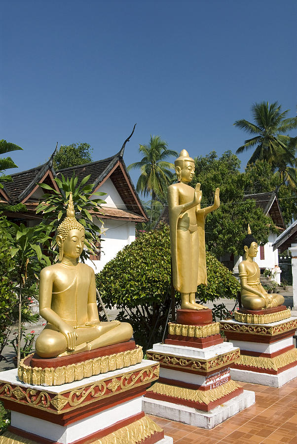 Wat Mai Buddhas Photograph by Gloria & Richard Maschmeyer