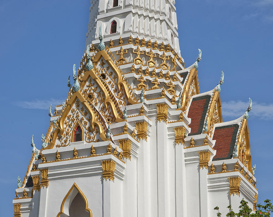 Wat Phitchaya Yatikaram Central Prang DTHB1189 Photograph by Gerry Gantt