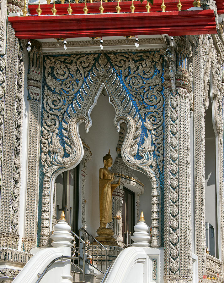Wat Suan Phlu Ubosot East Portico DTHB1133 Photograph by Gerry Gantt