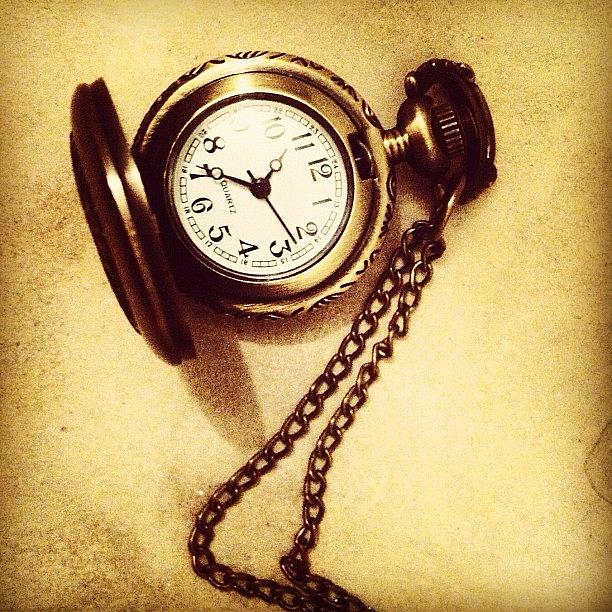 Gold Photograph - #watches #gold #bronze #steampunk by Anna Albrecht