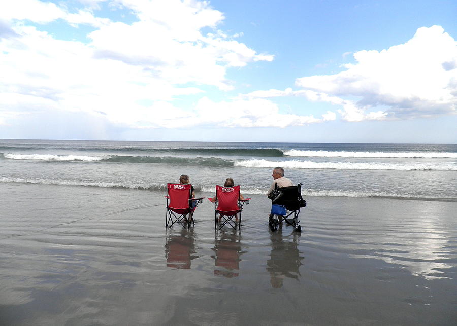 Watching the Ocean Waves Photograph by Kate Gallagher | Fine Art America